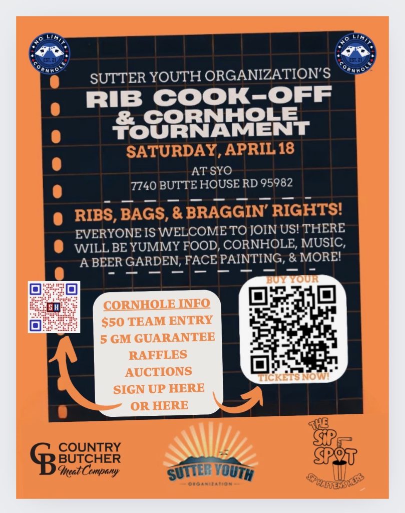 Cornhole event poster
